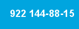 922 144-88-15 922 144-88-15